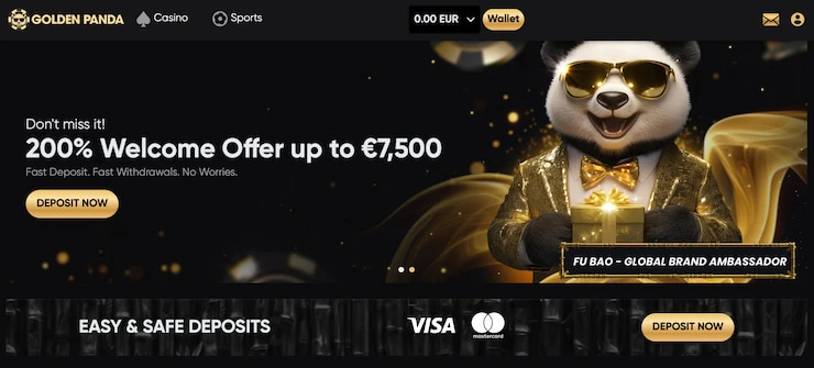 Golden Panda Casino screenshot 1